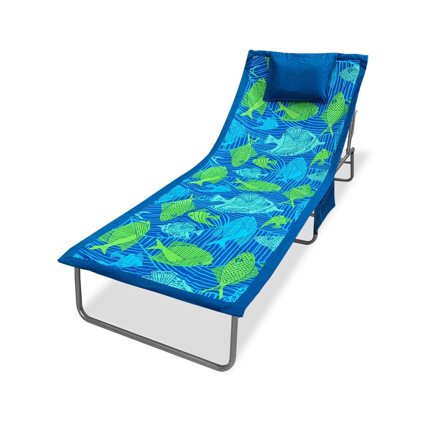 Telo mare microfibra coprilettino elastici tasche e cuscino Giorgio Camani 3083