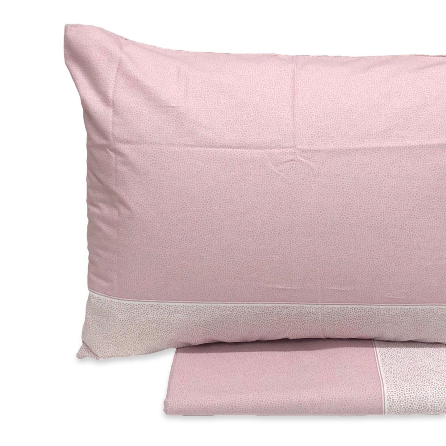 Completo lenzuola in cotone stampato letto matrimoniale Imberti 2 piazze 3106