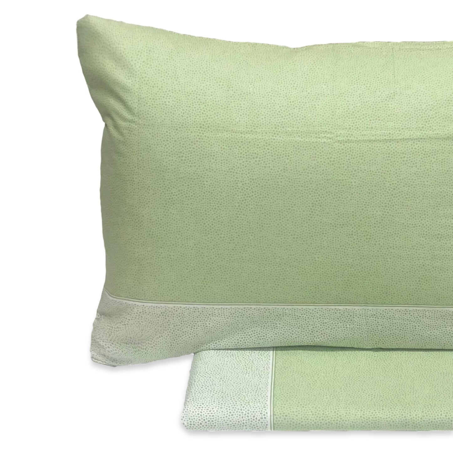 Completo lenzuola in cotone stampato letto matrimoniale Imberti 2 piazze 3106