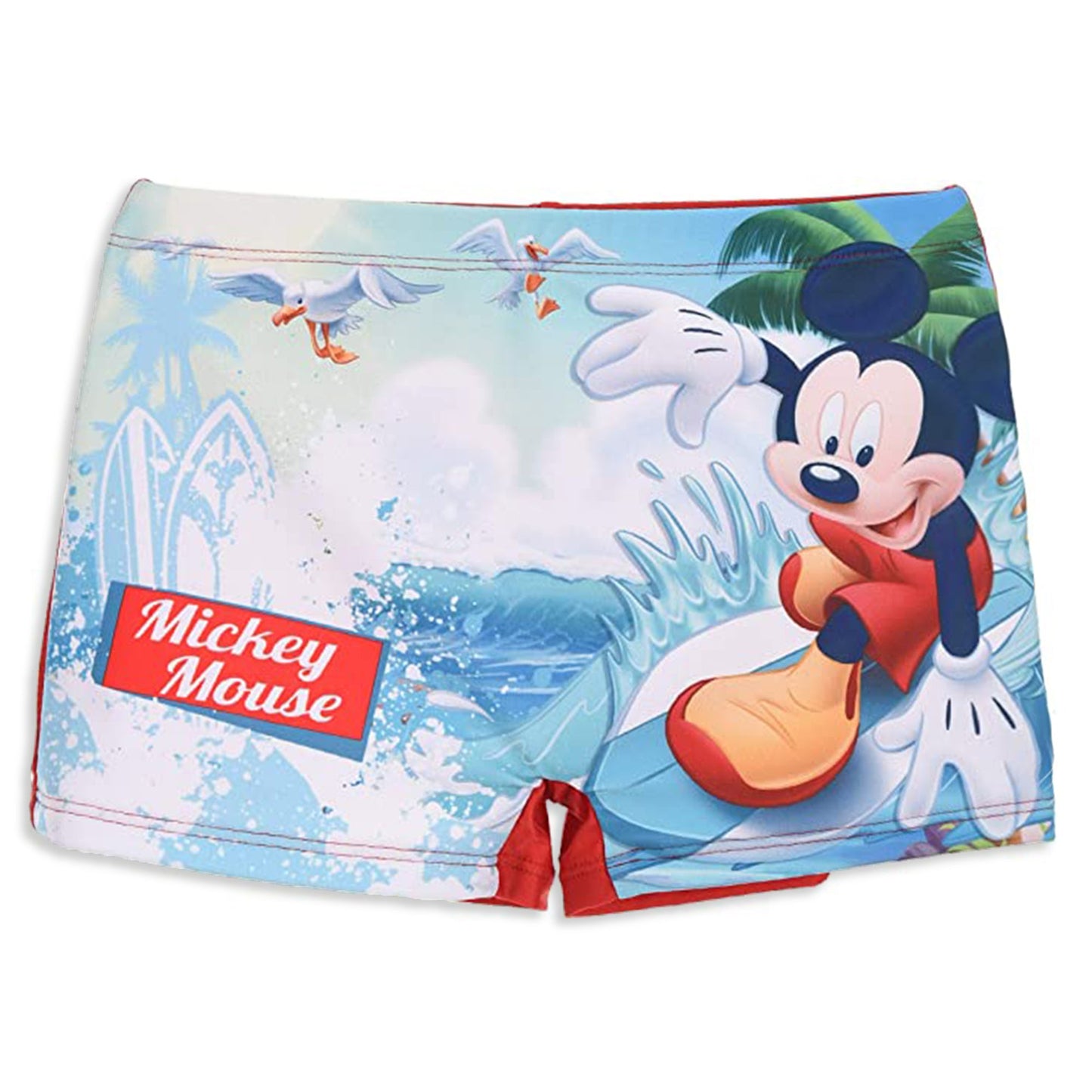 Costume da mare ufficiale Disney Mickey Mouse per bambino boxer piscina 3119