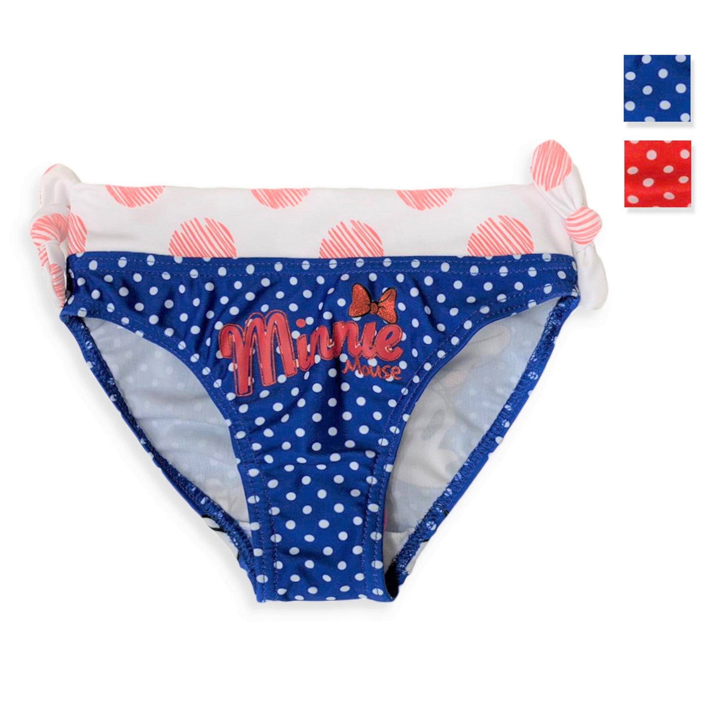 Costume da mare ufficiale Disney Minnie per bambina slip piscina 3124
