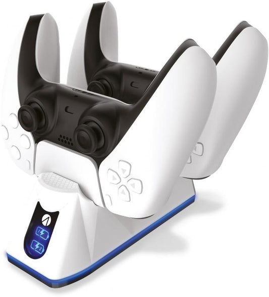 Stealth PS5 DualSense Controller Charging Dock Dual Charger 2 Pad White