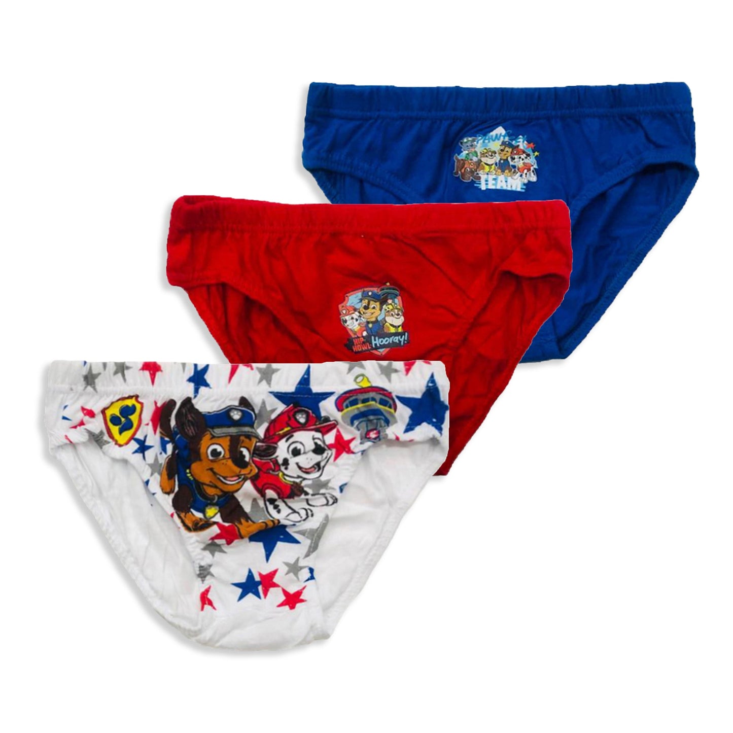 Slip 3 pezzi ufficiale Paw Patrol bambino shorties mutandine intimo 3157