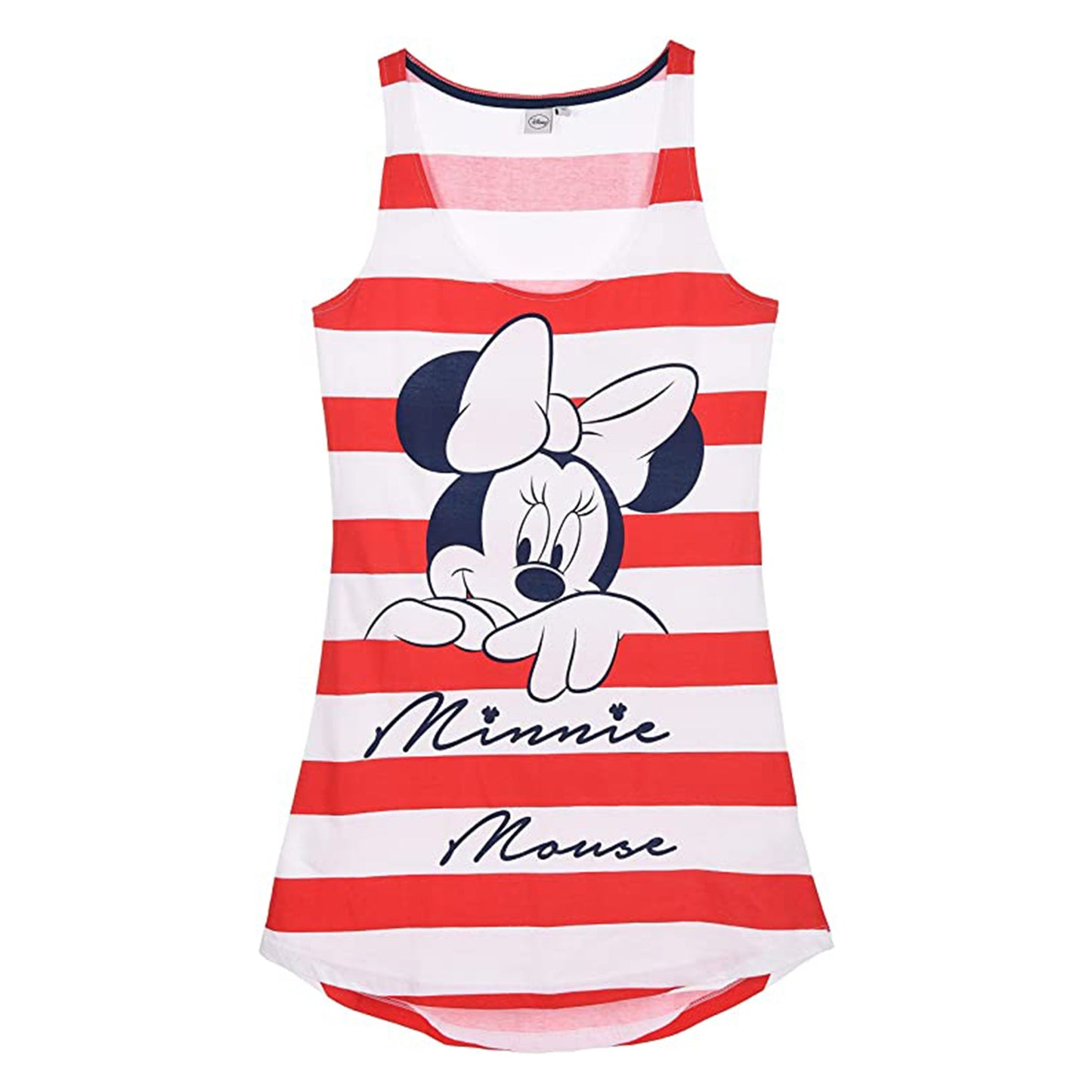 Pigiama camicia da notte donna Disney Minnie in cotone stampato 3227
