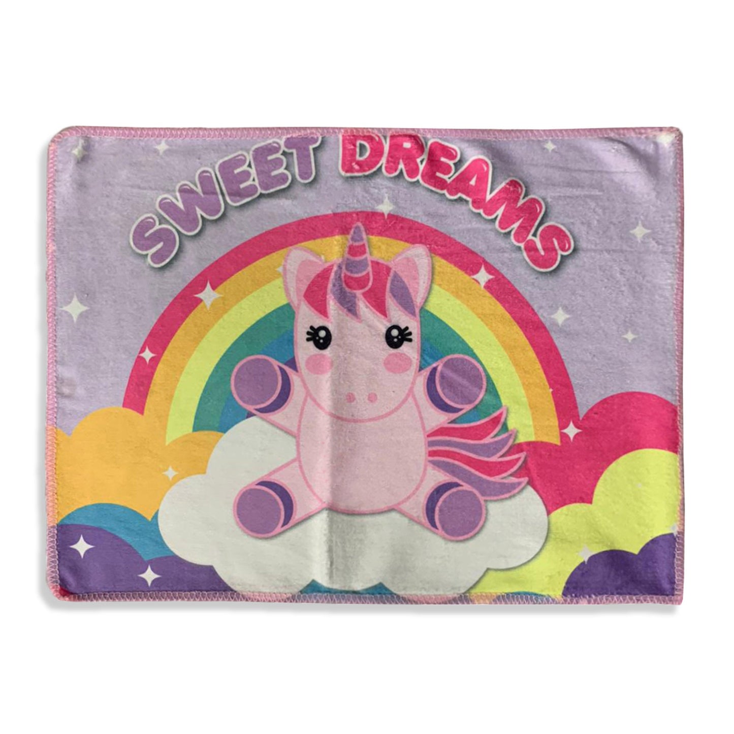 Set asciugamani bagno 3 pezzi Sweet Dreams Unicorno in spugna per viso 3237