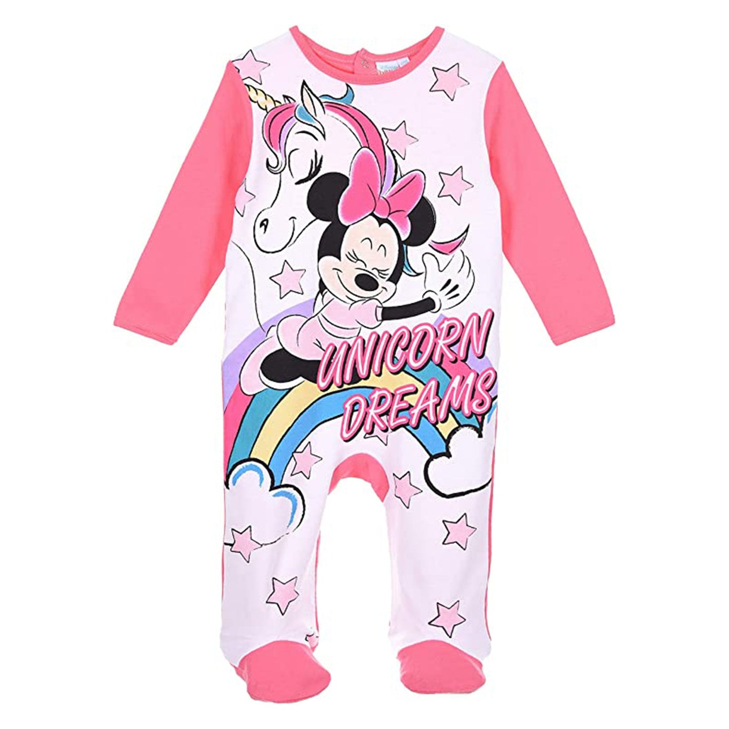 Body neonato Disney Minnie tutina Pagliaccetto bimba maniche lunghe 3304