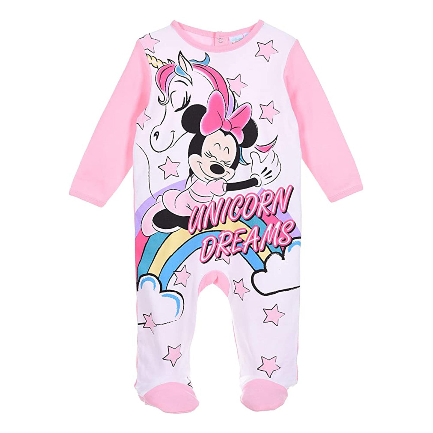 Body neonato Disney Minnie tutina Pagliaccetto bimba maniche lunghe 3304