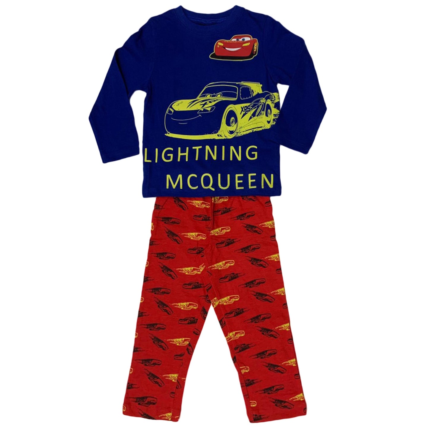 Pigiama ufficiale Disney Cars maniche lunghe bambino 3318