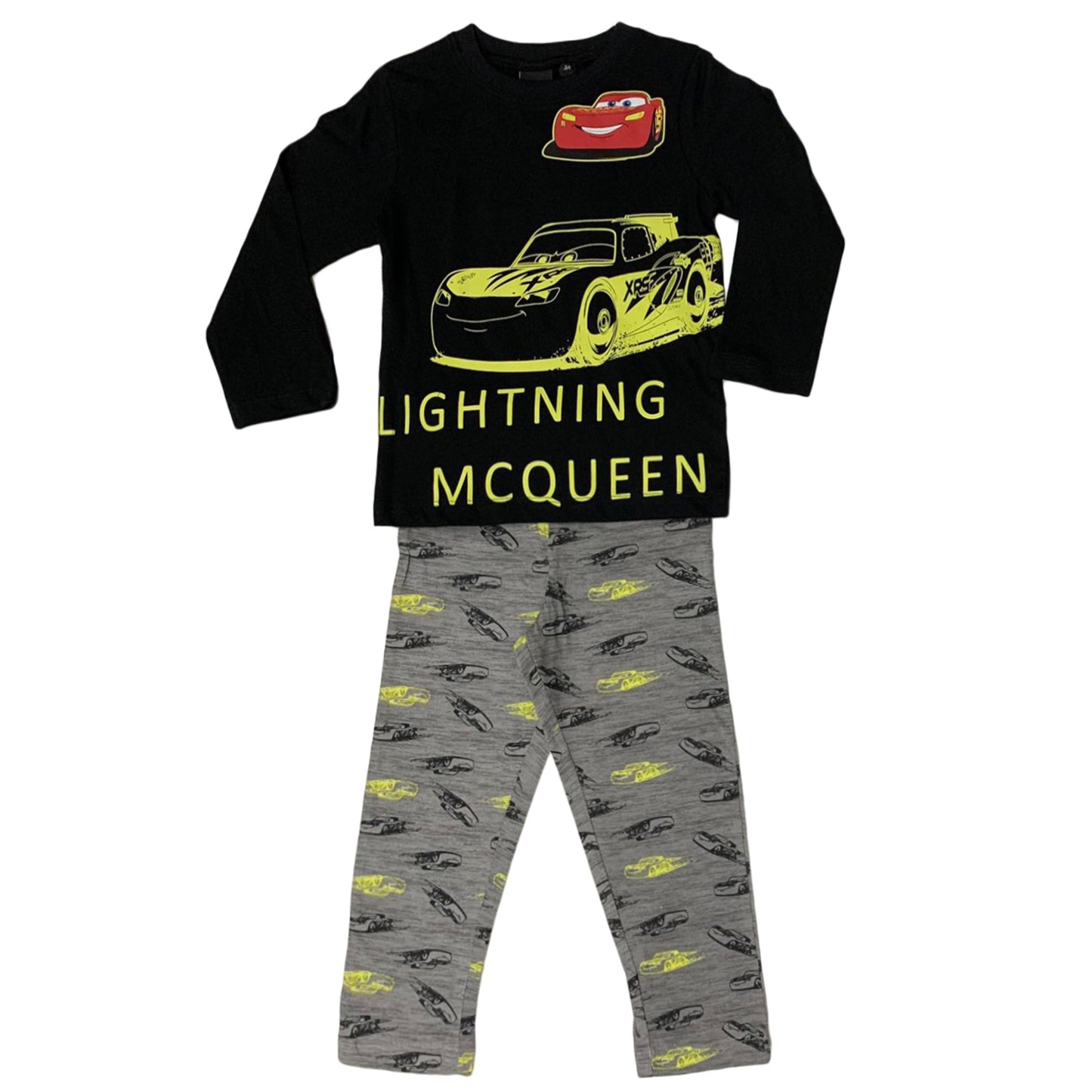 Pigiama ufficiale Disney Cars maniche lunghe bambino 3318