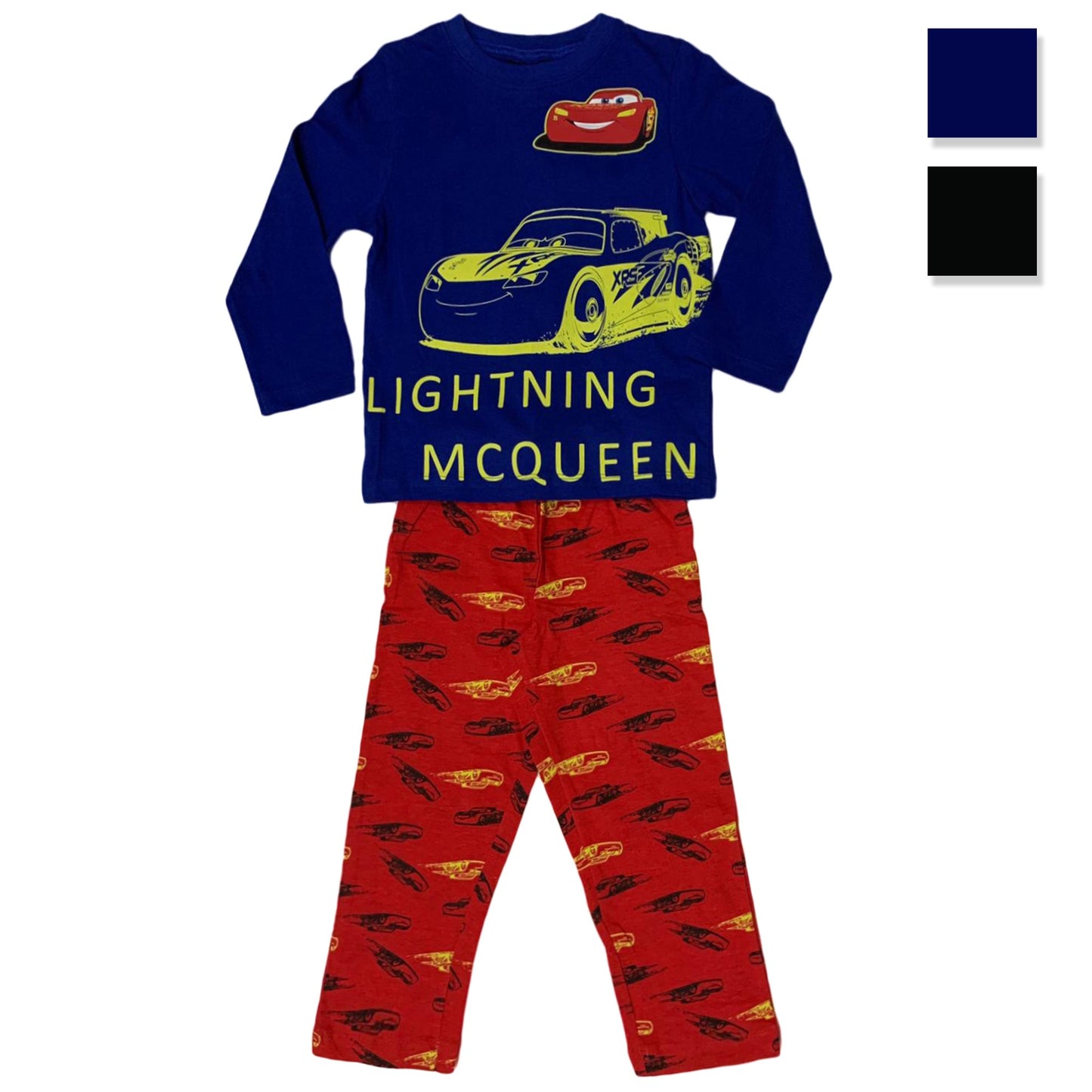 Pigiama ufficiale Disney Cars maniche lunghe bambino 3318