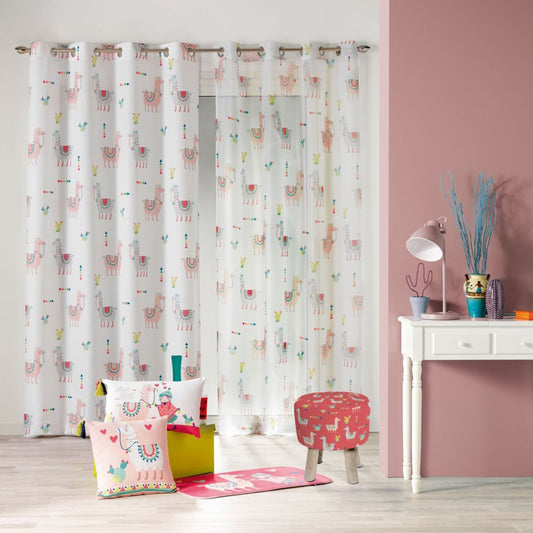 Tenda arredo 1 pannello con borchie Douceur d'Intérieur 140x260 cm 3345