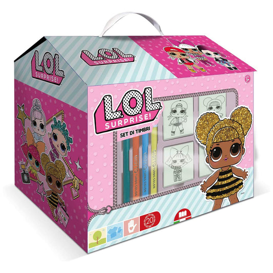 Set cancelleria casetta pennarelli Giotto bambini ufficiale LOL Surprise 3350