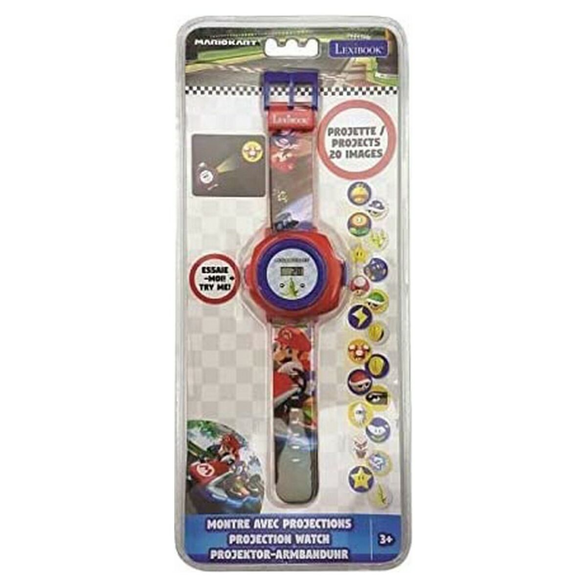 Orologio digitale Mario Kart Lexibook DMW050NI