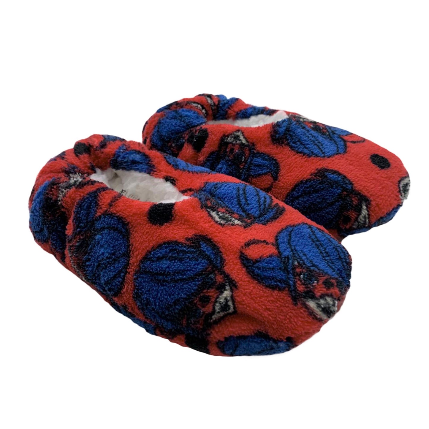 Pantofole invernali chiuse Miraculous Lady Bug ciabatte peluche bambina 3423
