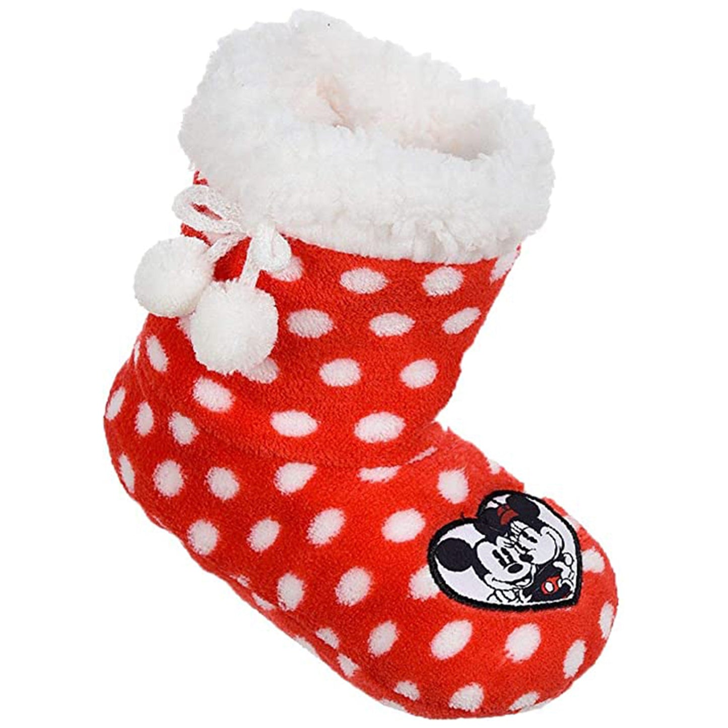 Pantofole invernali chiuse Disney Minnie ciabatte peluche antiscivolo bimba 3424