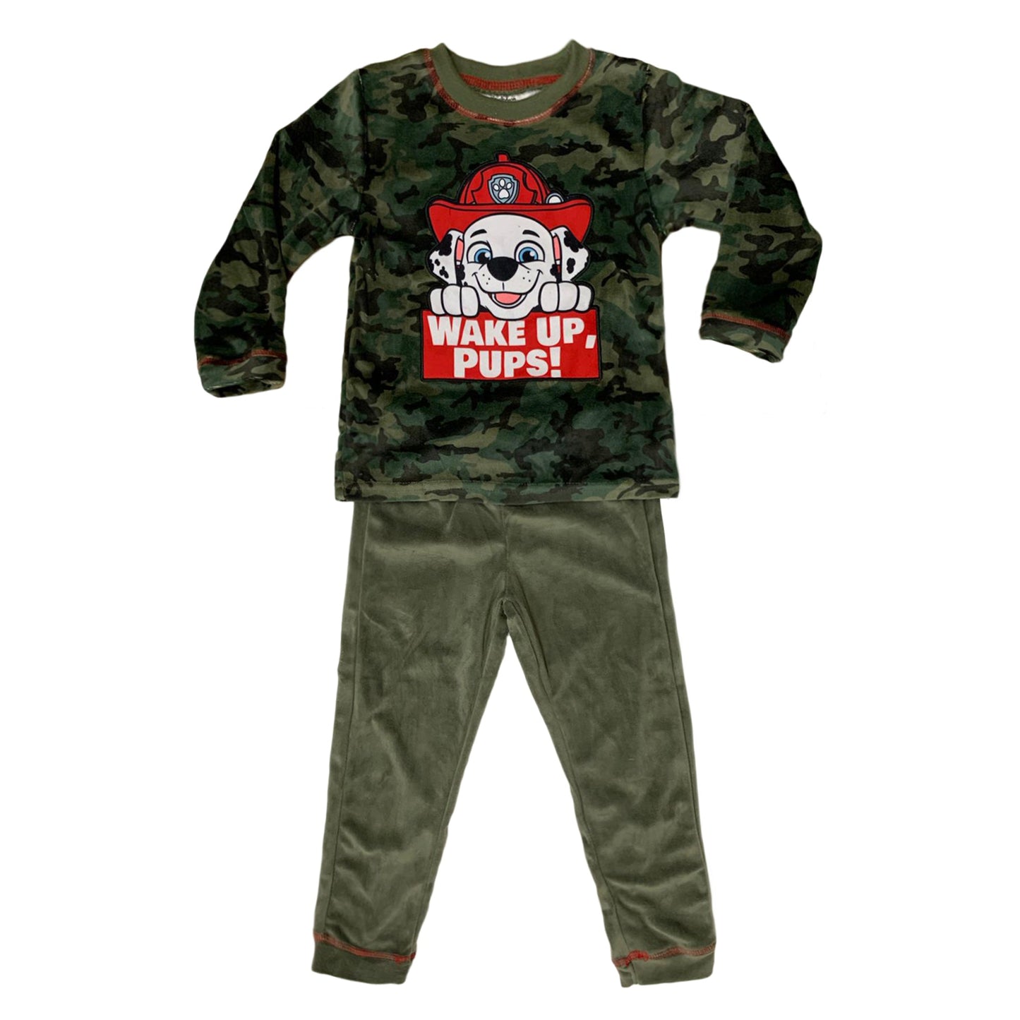 Pigiama ufficiale Paw Patrol in velluto maniche lunghe bambino 3433