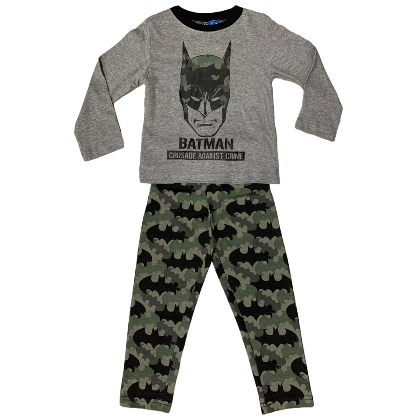 Pigiama ufficiale DC Comics Batman in cotone maniche lunghe bambino 3434