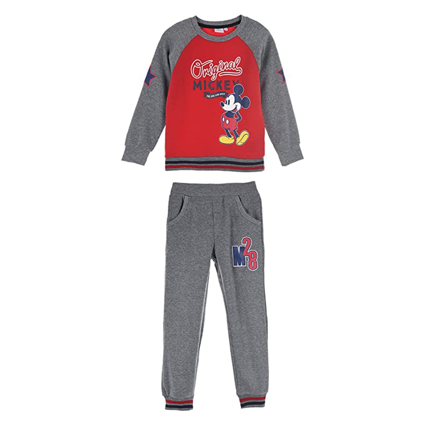 Tuta lunga per bimbo felpata Disney Mickey Mouse jogging bambino 3439
