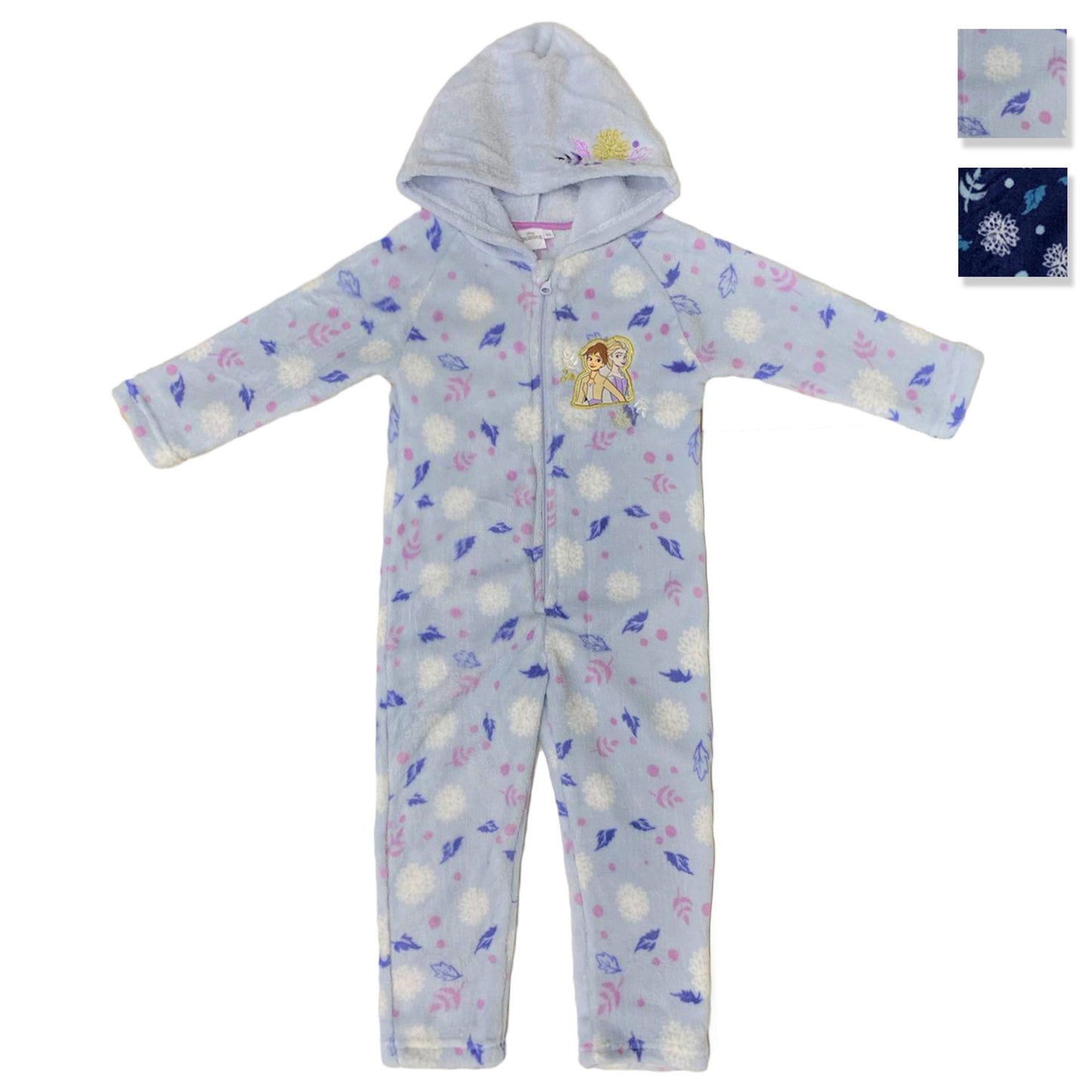 Pigiama un pezzo con cappuccio ufficiale Disney Frozen II bambina ragazza 3445