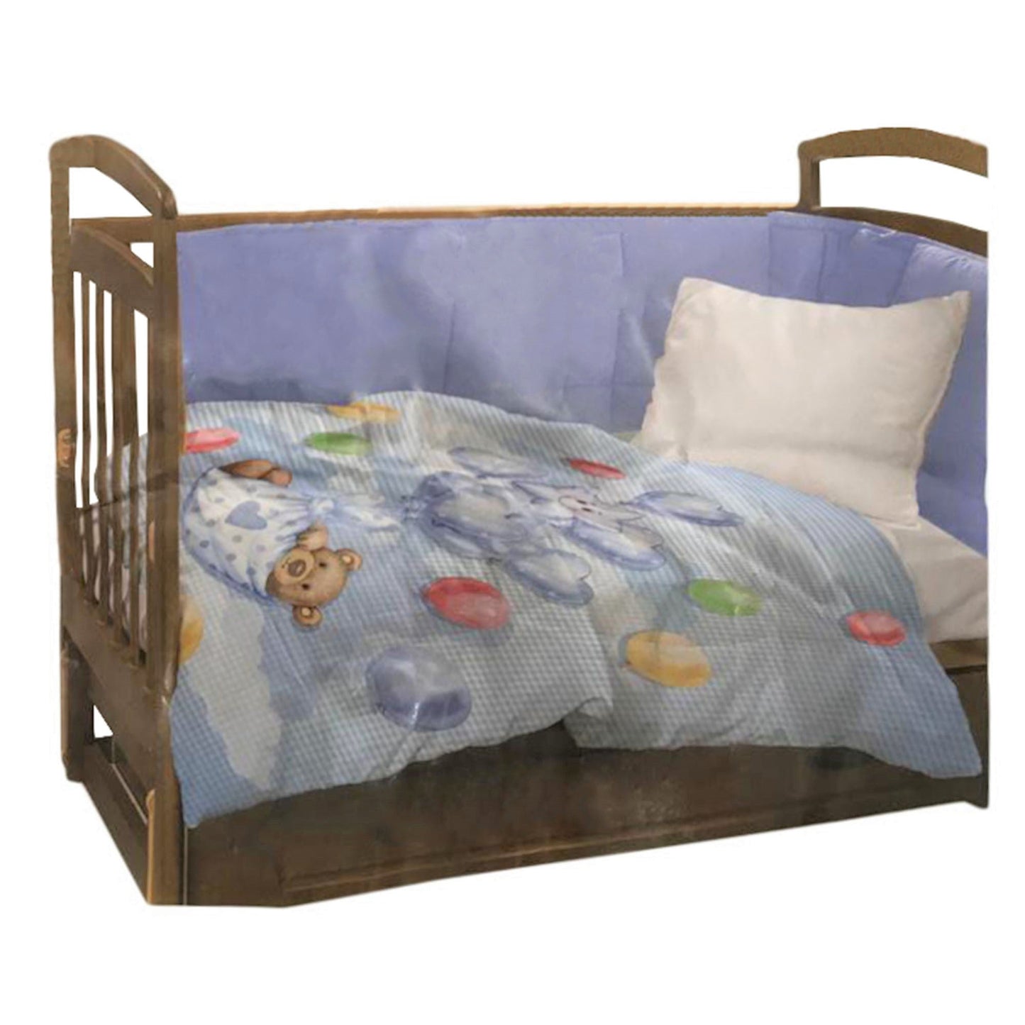 Trapunta invernale piumone Marta Marzotto per culla lettino + paraurti 3488