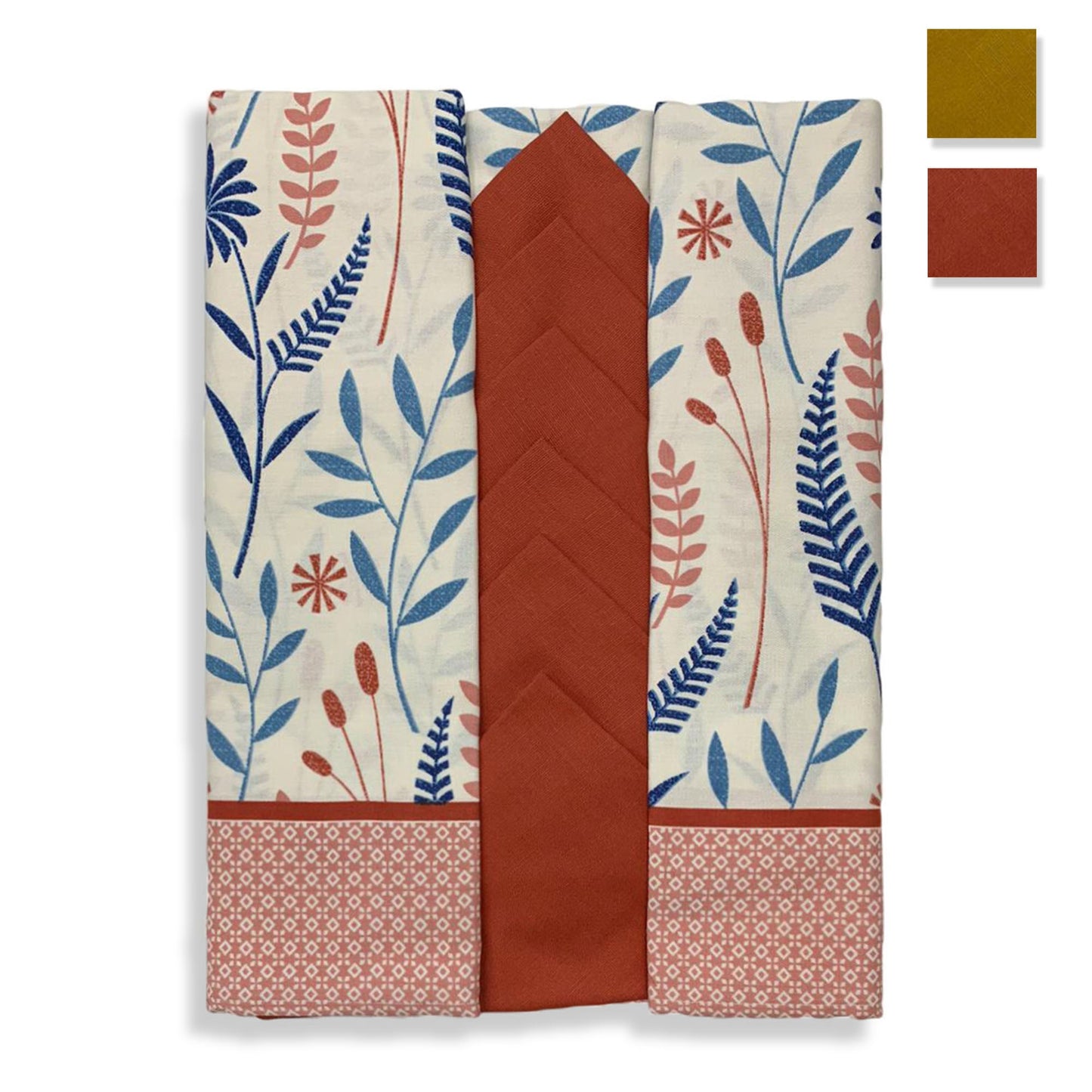 Servizio da tavola Preziosa Home 12 posti tovaglia panama + tovaglioli 3491