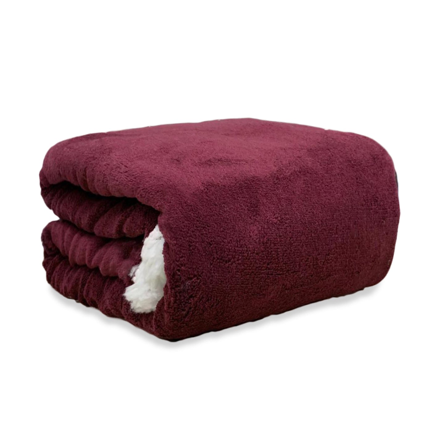 Plaid coperta con ricciolino microfibra multifunzionale singolo 130x160 cm 3517