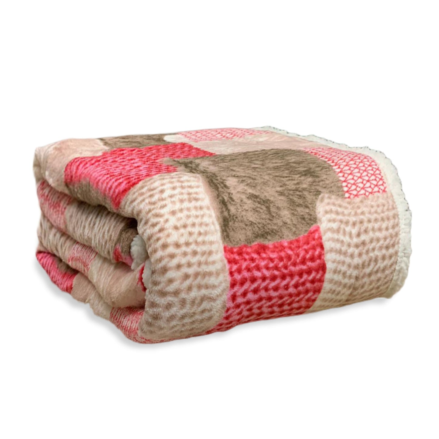 Plaid coperta Irge con ricciolino microfibra multifunzionale 160x210 cm 3519