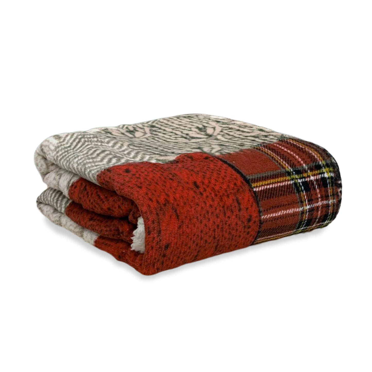 Plaid coperta con ricciolino microfibra multifunzionale singolo 130x160 cm 3518