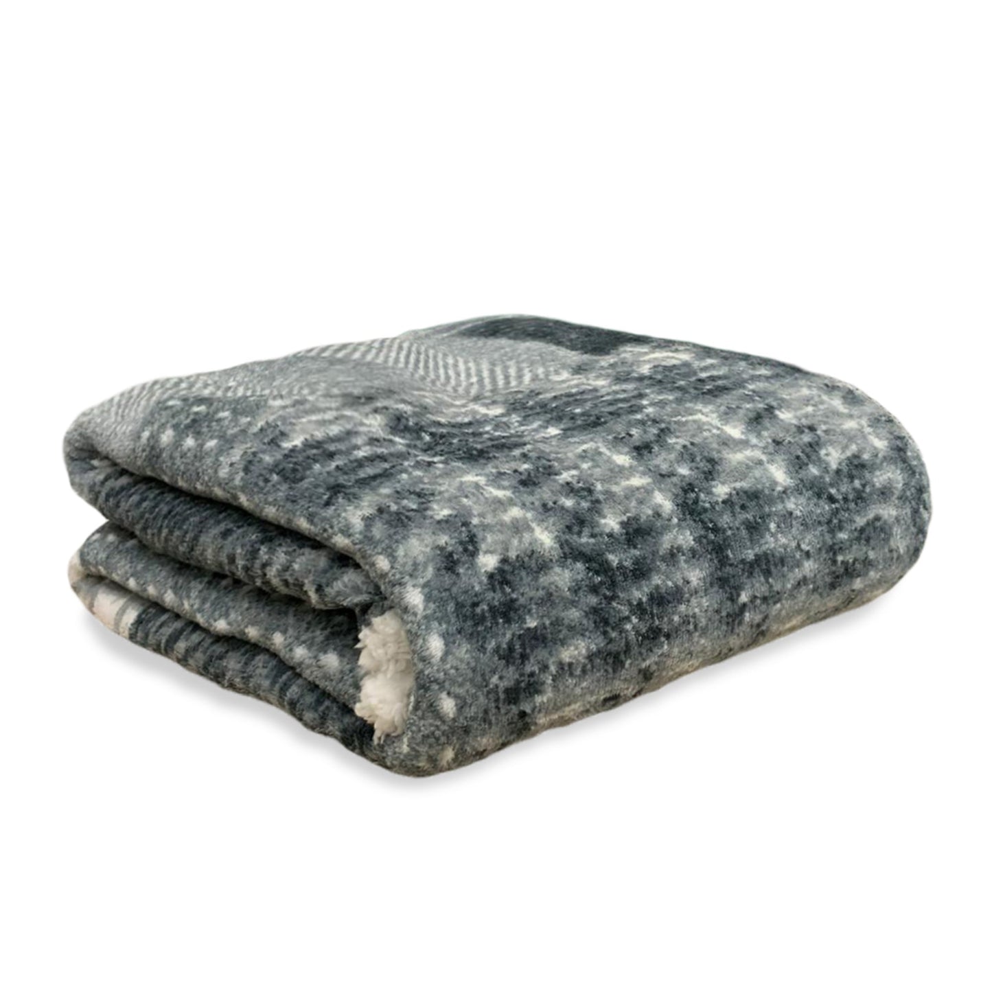 Plaid coperta con ricciolino microfibra multifunzionale singolo 130x160 cm 3518