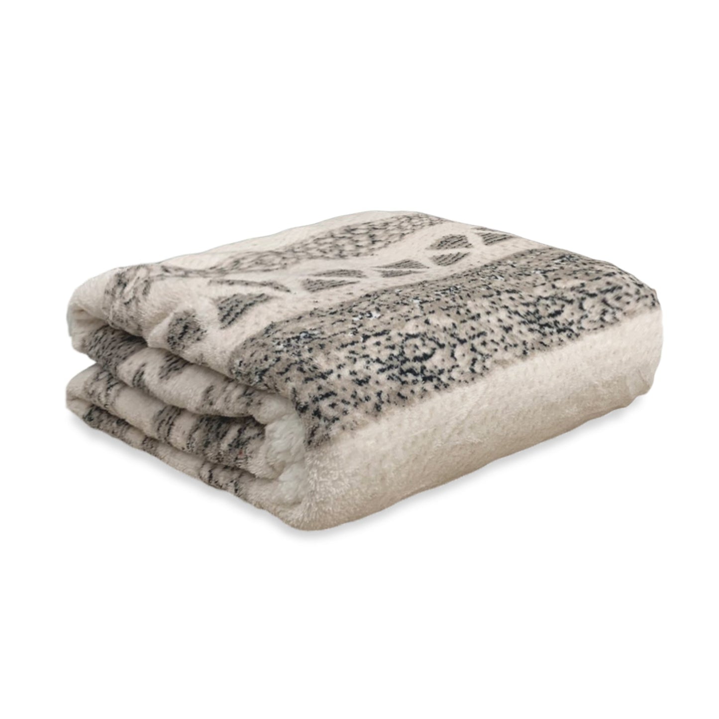 Plaid coperta con ricciolino microfibra multifunzionale singolo 130x160 cm 3518