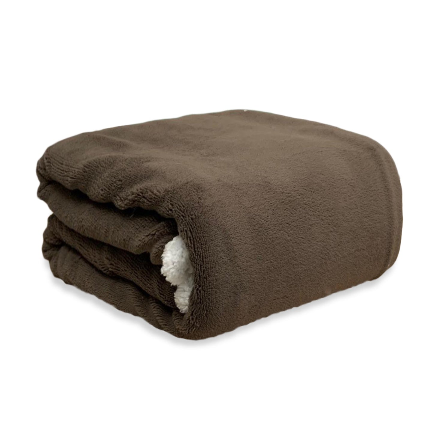 Plaid coperta con ricciolino microfibra multifunzionale singolo 130x160 cm 3522