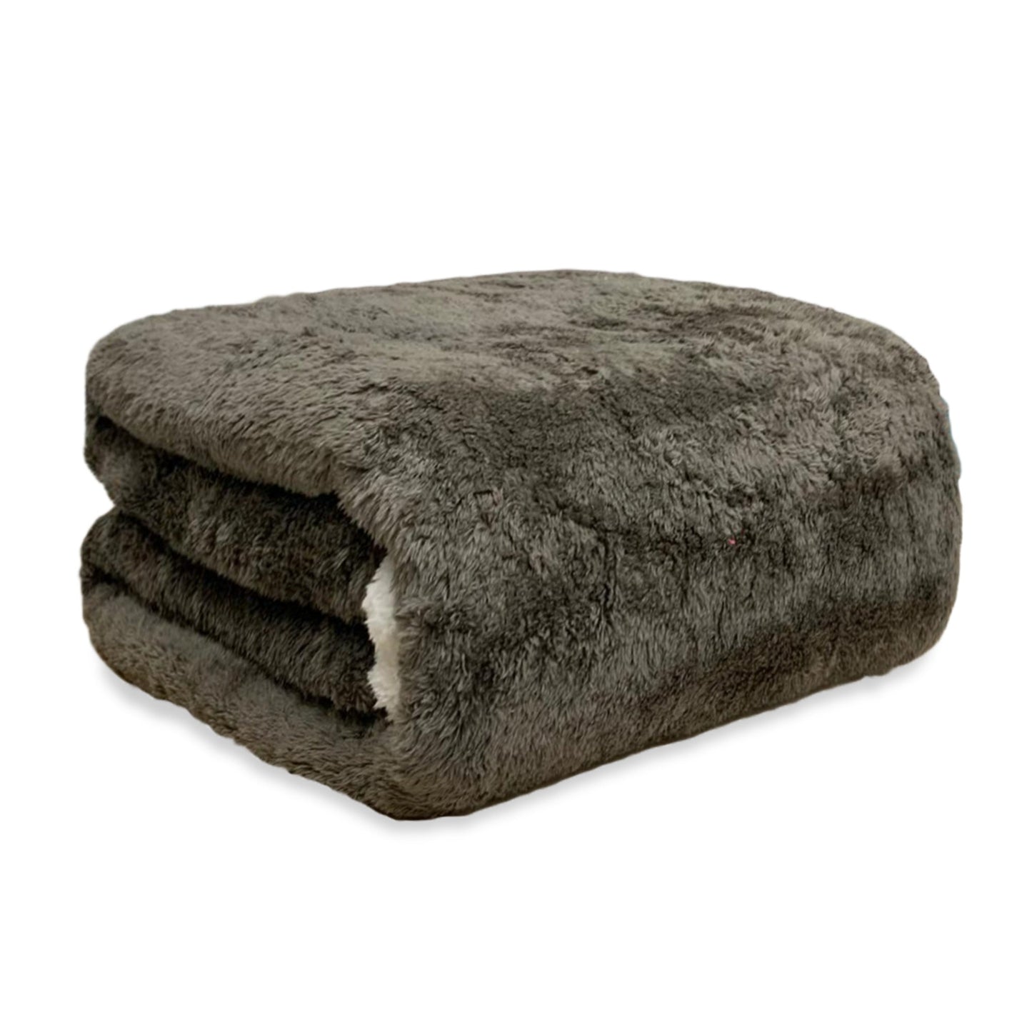 Plaid coperta con ricciolino microfibra multifunzionale singolo 130x160 cm 3522