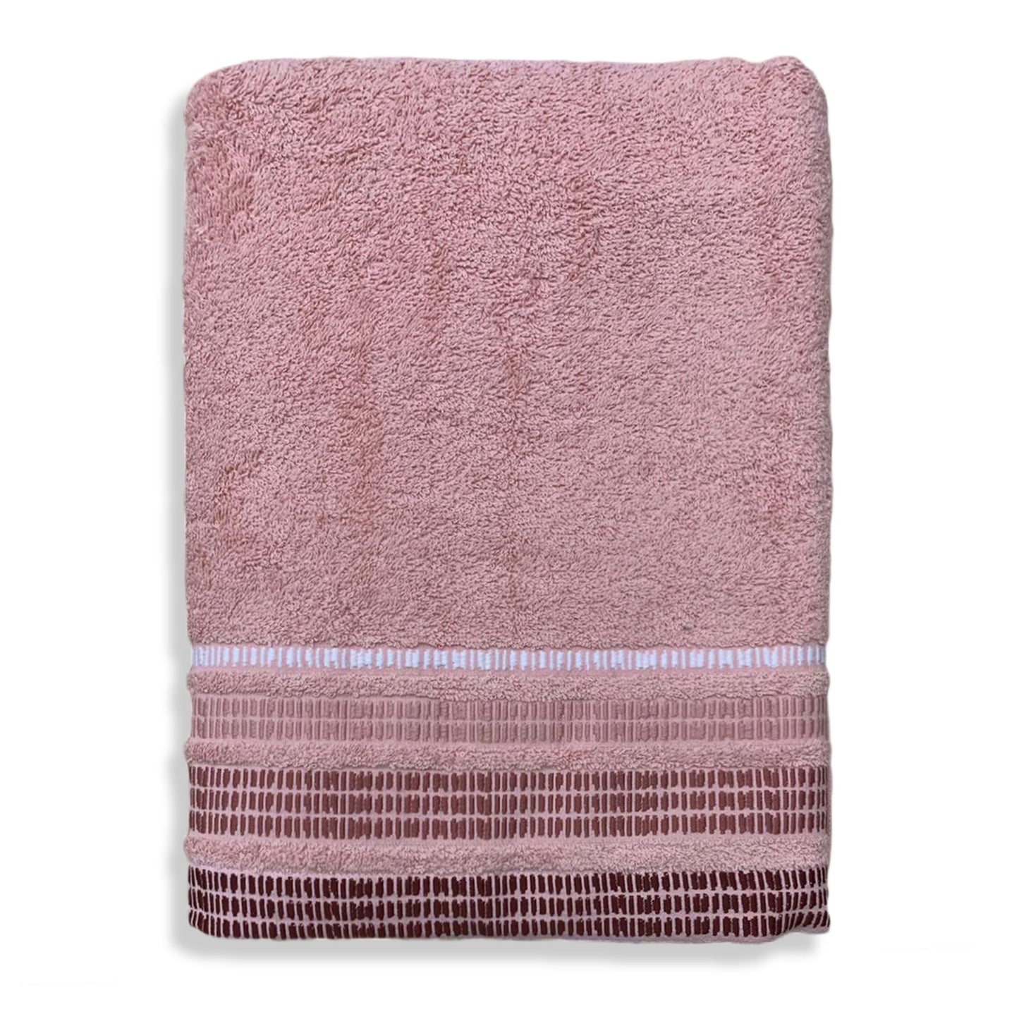 Telo doccia Biancaluna bagno spugna jacquard 100% puro cotone 100x145 cm 3526