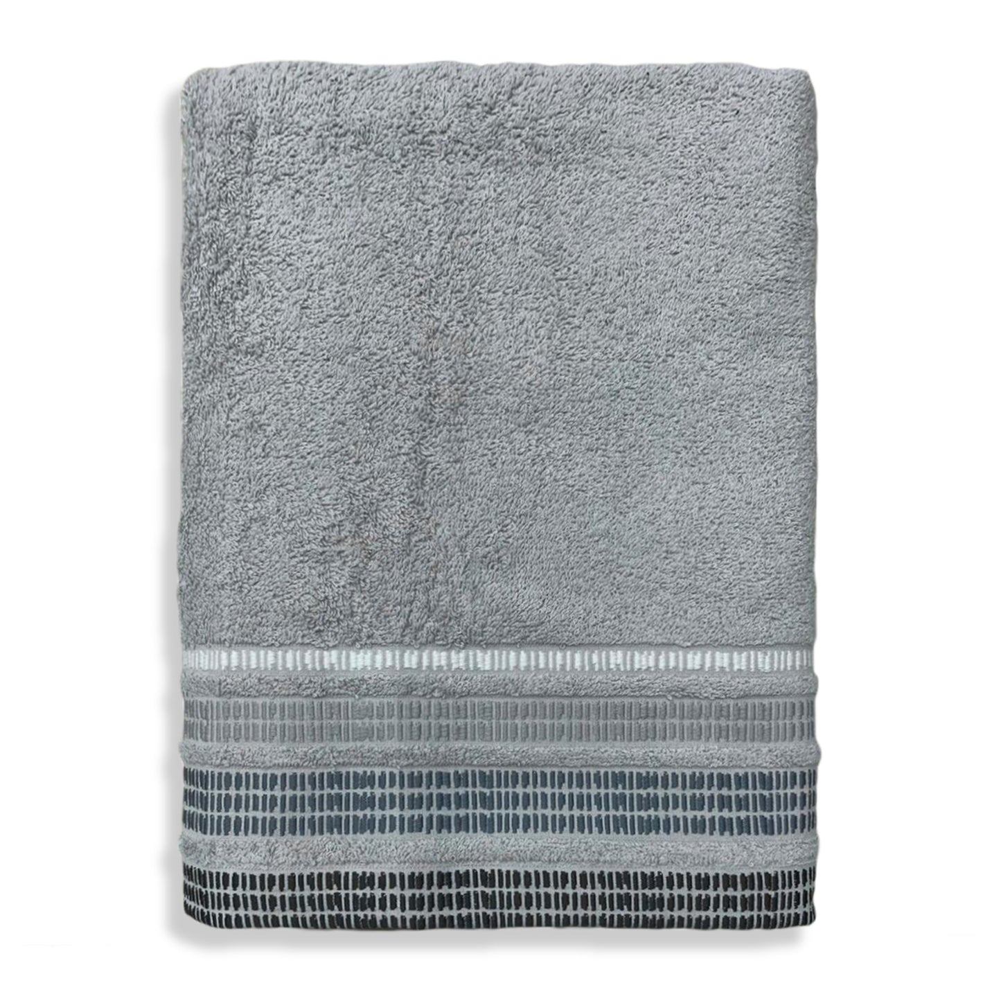 Telo doccia Biancaluna bagno spugna jacquard 100% puro cotone 100x145 cm 3526