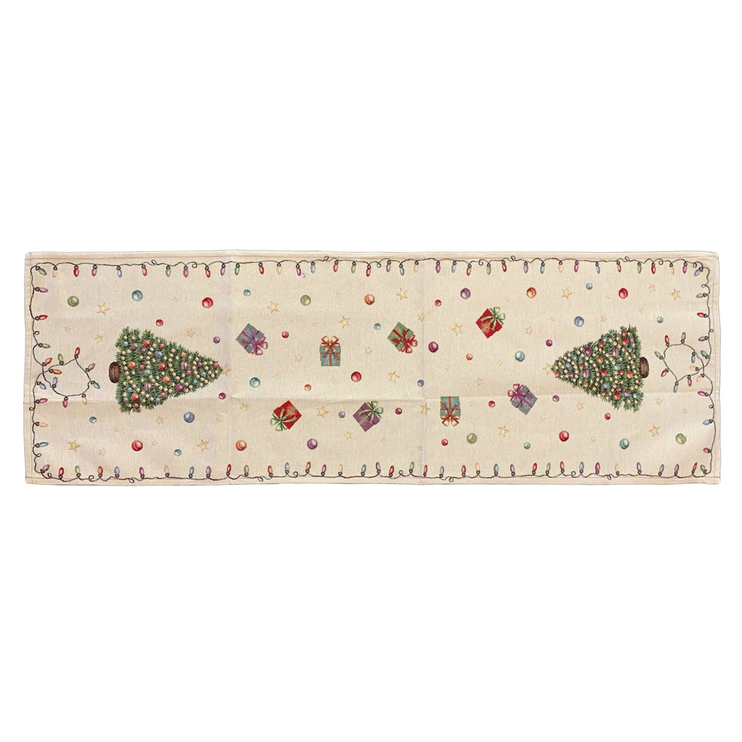 Runner natalizio 50x140cm decorazioni Centrotavola Natale Maestri Cotonieri 3708