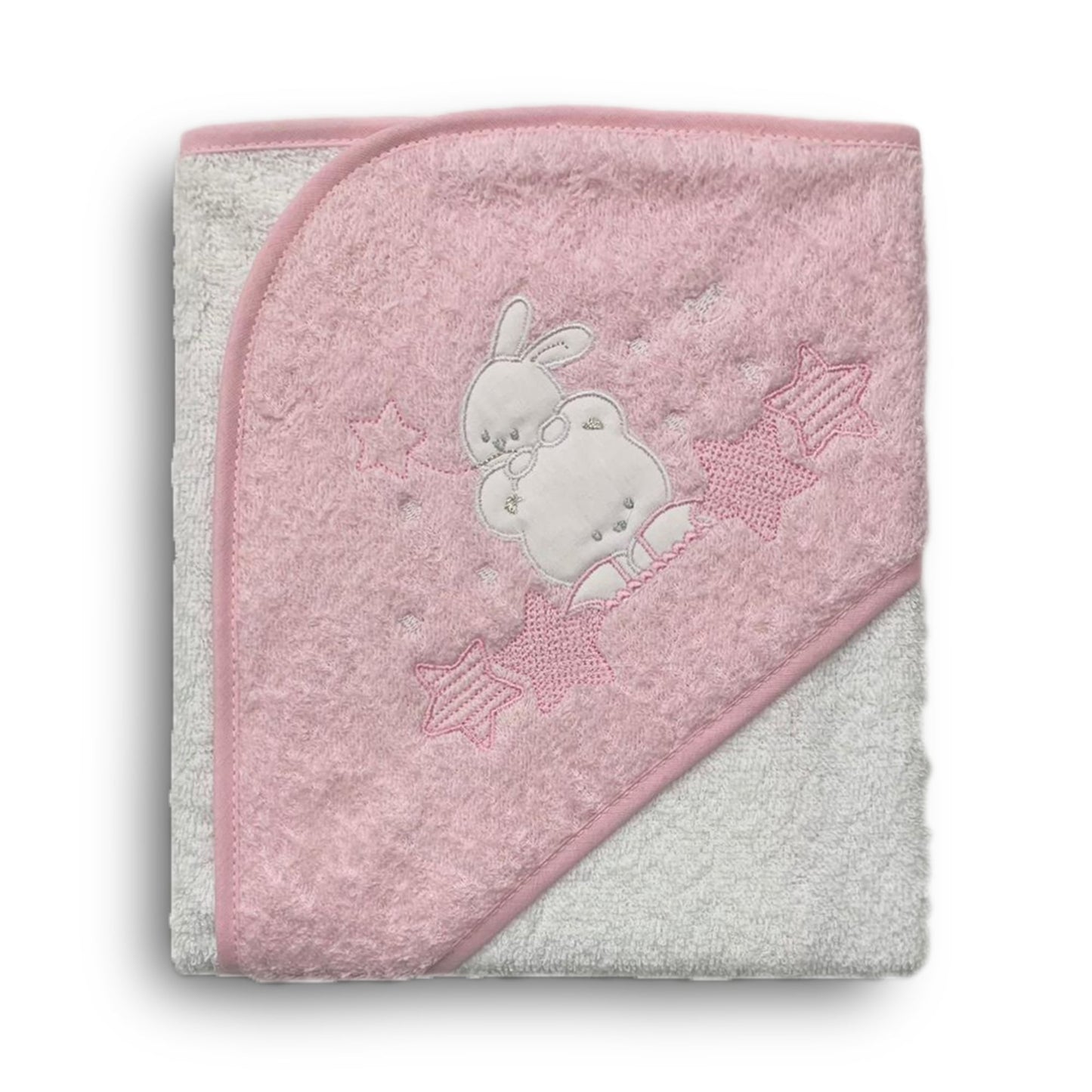 Accappatoio baby triangolo Mio Piccolo con ricamo in spugna 100% Cotone 3743