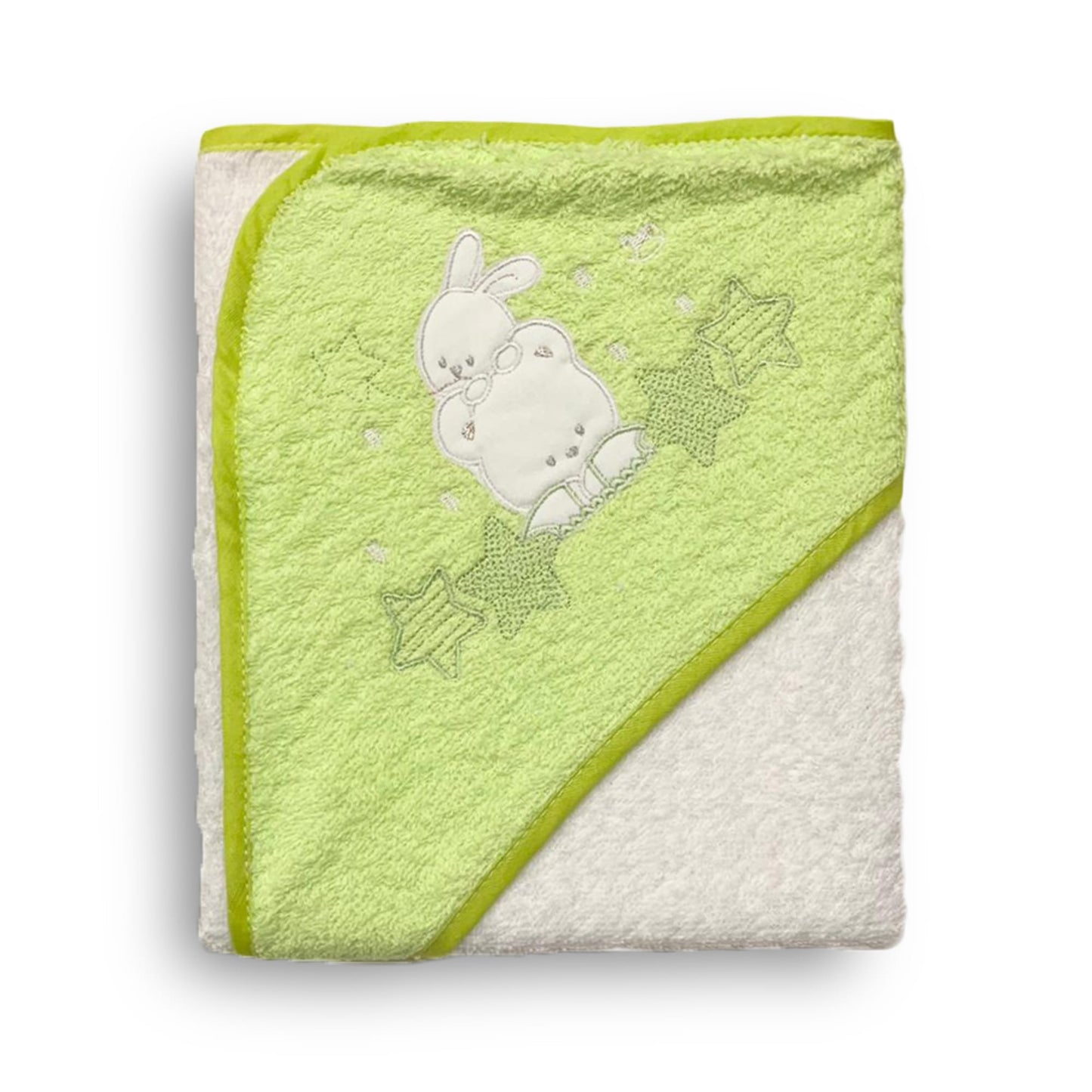 Accappatoio baby triangolo Mio Piccolo con ricamo in spugna 100% Cotone 3743