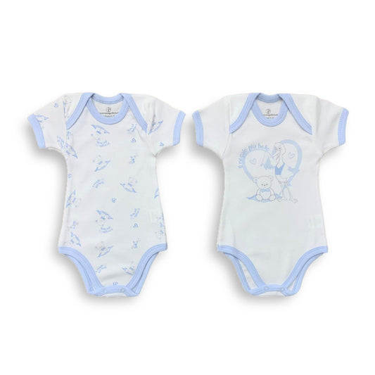 Body americano neonato caldo cotone bimbo mezze maniche Nazareno Gabrielli 3806