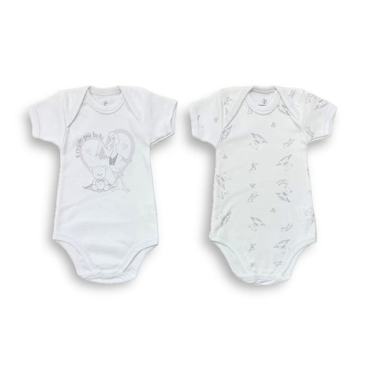 Body americano neonato caldo cotone bimbo mezze maniche Nazareno Gabrielli 3807