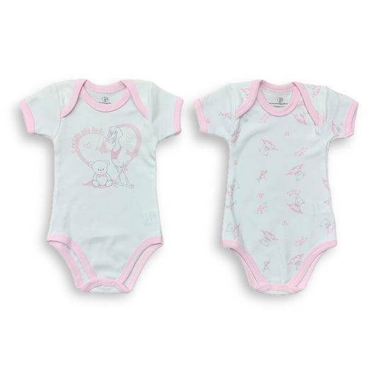 Body americano neonato caldo cotone bimba mezze maniche Nazareno Gabrielli 3808