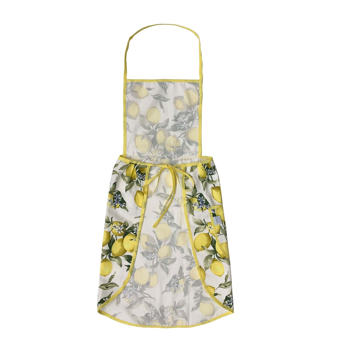 Grembiule da cucina stampato Vingi in cotone con pattina art. Armonia 3957