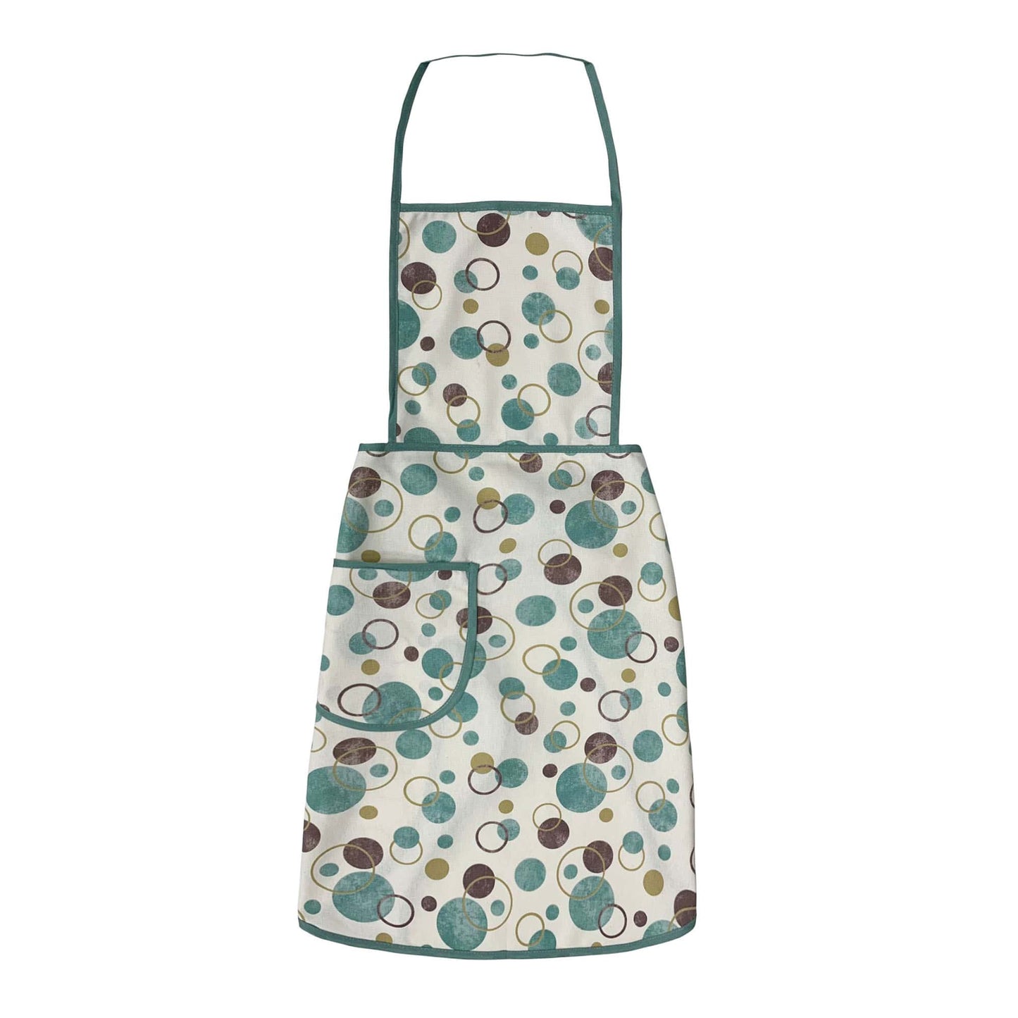 Grembiule da cucina stampato Vingi in cotone con pattina art. Armonia 3957