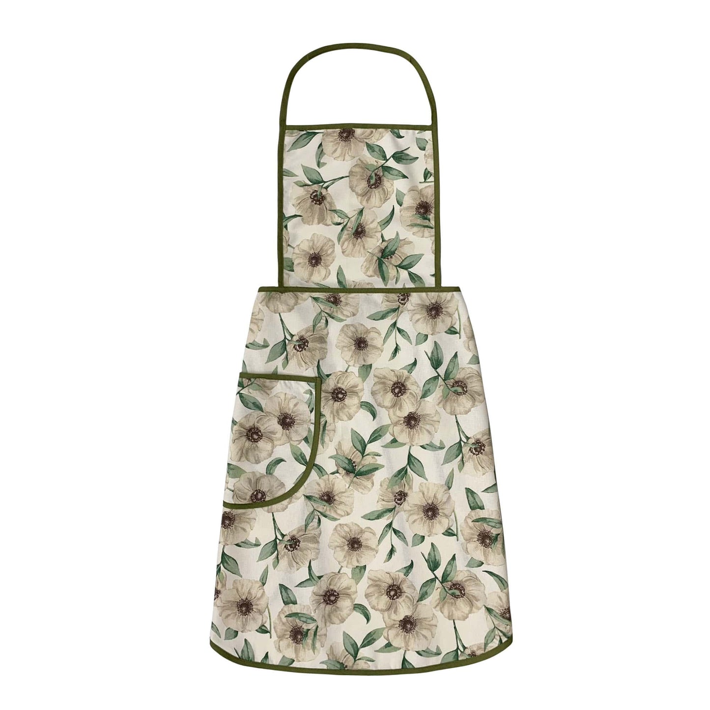 Grembiule da cucina stampato Vingi in cotone con pattina art. Armonia 3957
