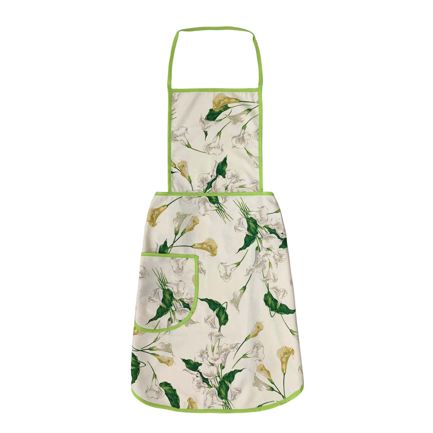 Grembiule da cucina stampato Vingi in cotone con pattina art. Armonia 3957