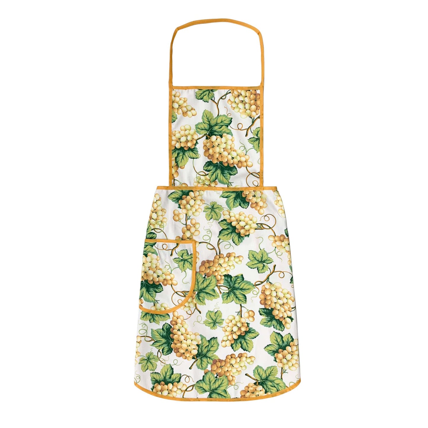 Grembiule da cucina stampato Vingi in cotone con pattina art. Armonia 3957