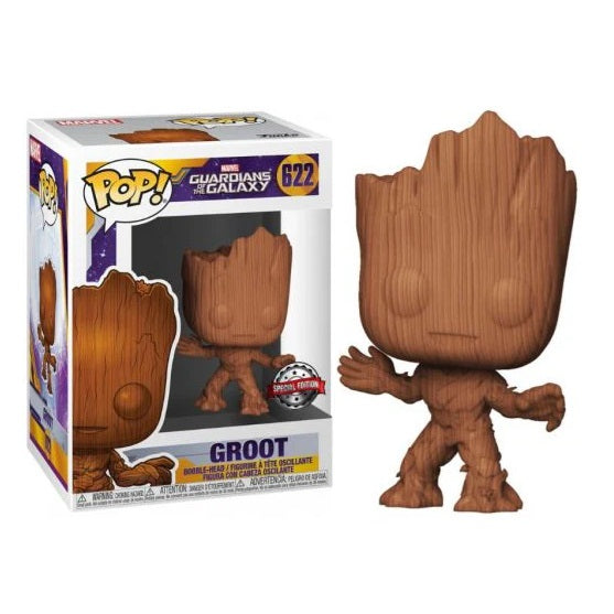 Funko Pop! Marvel Guardians Of The Galaxy (622) Groot Special Edition Figure 9Cm