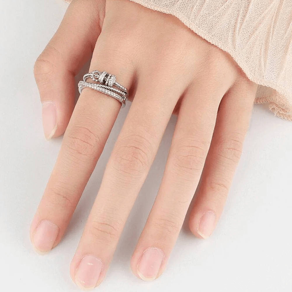 Anello da Donna in Argento Sterling 925 Per mia nipote - Ansia