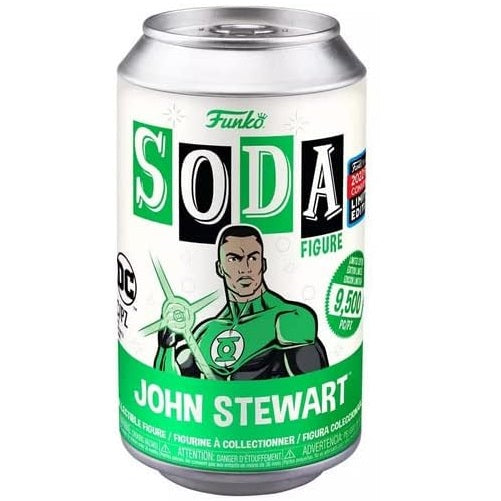 Funko Soda - Dc Super Heroes John Stewart Vinyl Green Lantern Lanterna Verde