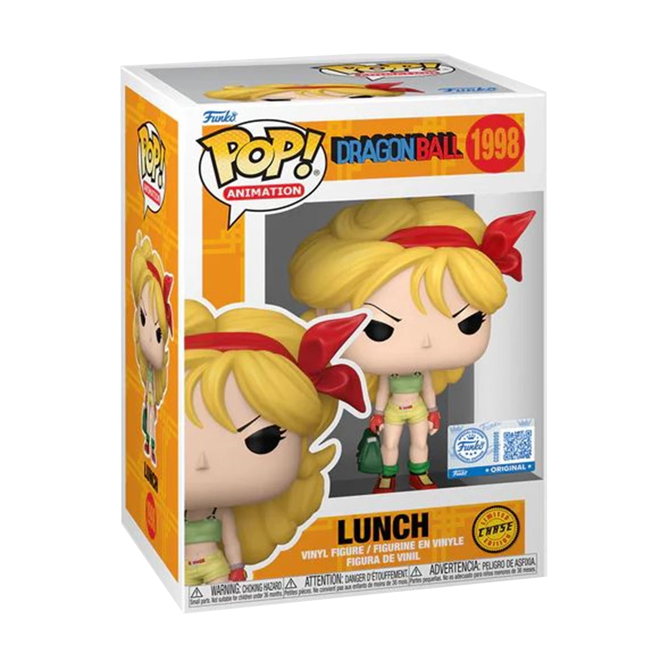 Funko Pop ! Animation Dragon Ball Lunch W\Chase - (1998) Vinyl Figure 9cm