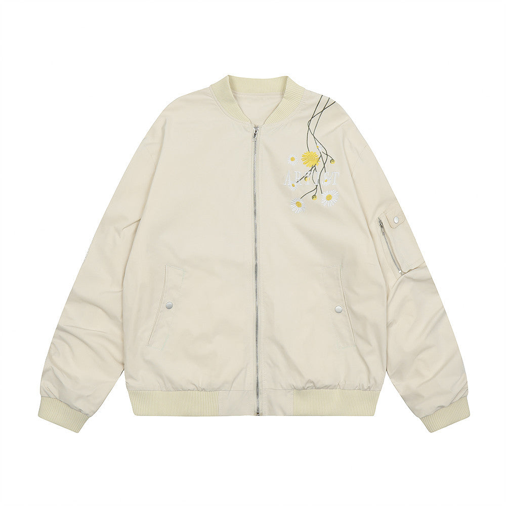 Embroidered Baseball Uniform Coat Men's Spring And Autumn